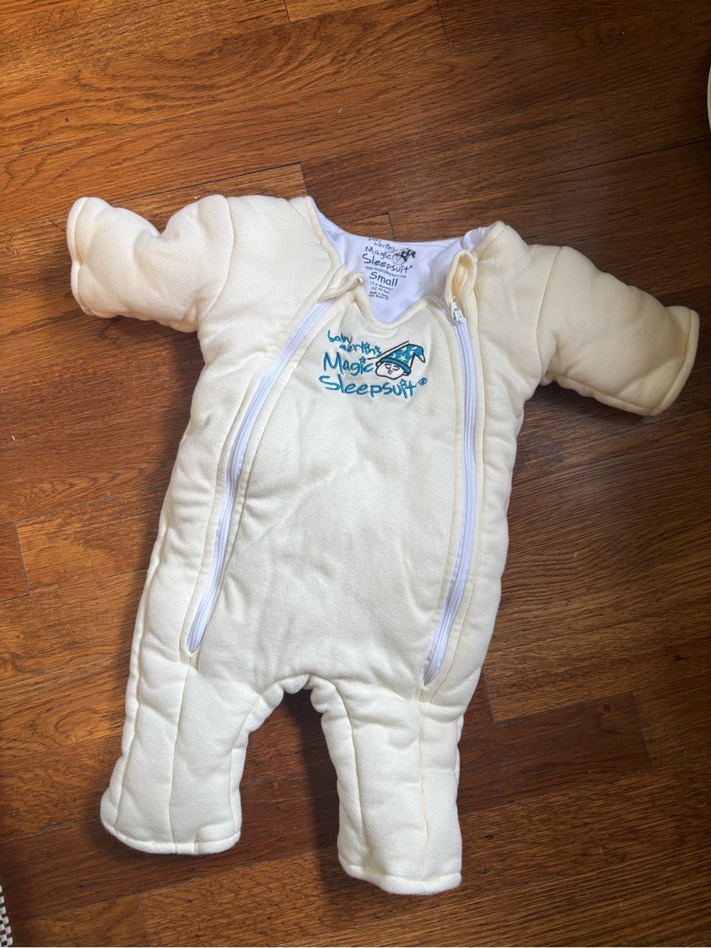 Baby Merlin’s Magic Sleepsuit - Size Small (3-6 months) - Neutral / Cream Color
